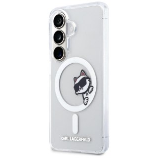 Karl Lagerfeld IML Peekaboo Choupette MagSafe - Etui Samsung Galaxy S26 (przezroczysty)