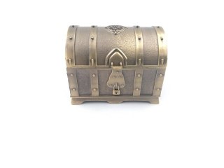 Szkatułka Metalowa Skrzynia Skarbów - Retro Kasetka - 2027