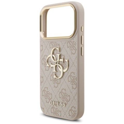 Guess 4G Big 4G Classic Logo - Etui iPhone 17 Pro (różowy / złoty)