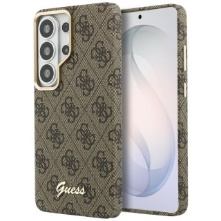 Guess 4G Script MagSafe - Etui Samsung Galaxy S26 Ultra (brązowy)