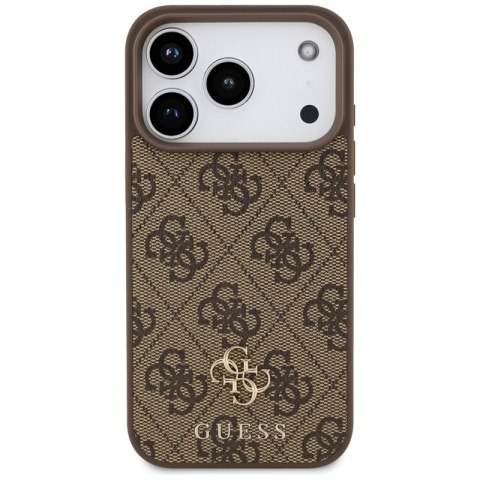 Guess 4G Small 4G and Classic MagSafe - Etui do iPhone 17 Pro (brązowy)