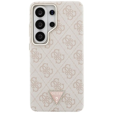 Guess 4G Triangle Logo MagSafe - Etui Samsung Galaxy S26 Ultra (różowy)