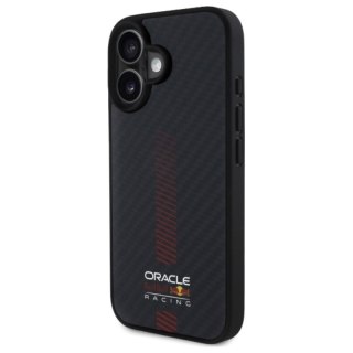 Red Bull Carbon Fiber Power Bar MagSafe - Etui iPhone 16 Plus (czarny)