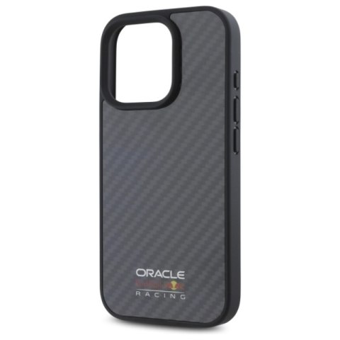 Red Bull Carbon Fiber Shiny Logo MagSafe - Etui iPhone 16 Pro Max (czarny)