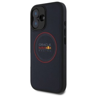 Red Bull Leather Red Ring MagSafe - Etui iPhone 16 Plus (granatowy)