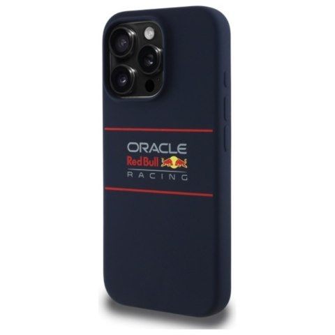 Red Bull Silicone Horizontal Logo MagSafe - Etui iPhone 16 Pro (granatowy)
