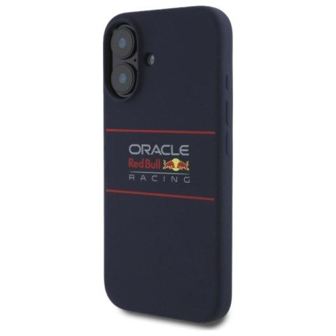 Red Bull Silicone Horizontal Logo MagSafe - Etui iPhone 16 (granatowy)