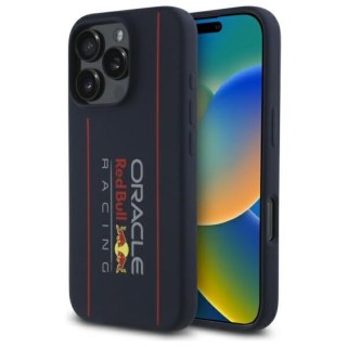Red Bull Silicone Vertical Logo MagSafe - Etui iPhone 16 Pro Max (granatowy)
