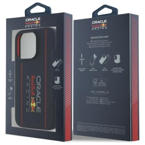 Red Bull Silicone Vertical Logo MagSafe - Etui iPhone 16 Pro Max (granatowy)