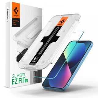 Spigen Glas.TR EZ Fit - Szkło hartowane do Apple iPhone 17e / 16e / 14 / 13 / 13 Pro