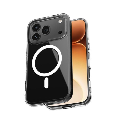 Crong Hybrid Clear Magnetic - Etui MagSafe Honor 600 Pro 5G (przezroczysty)