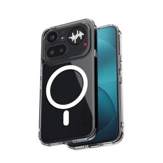 Crong Hybrid Clear Magnetic - Etui MagSafe Nothing Phone 4a Pro (przezroczysty)