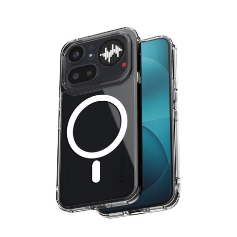 Crong Hybrid Clear Magnetic - Etui MagSafe Nothing Phone 4a Pro (przezroczysty)
