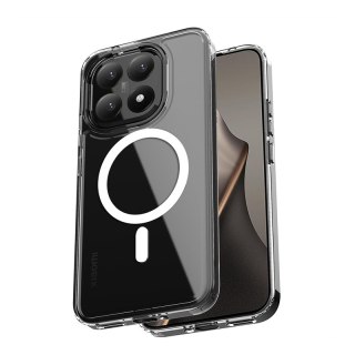 Crong Hybrid Clear Magnetic - Etui MagSafe Xiaomi 15T (przezroczysty)