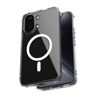 Crong Hybrid Clear Magnetic - Etui MagSafe Xiaomi POCO X8 Pro Max 5G (przezroczysty)