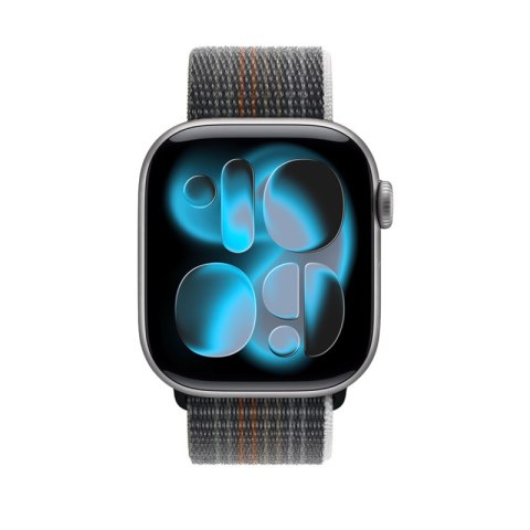 Crong Nylon - Pasek sportowy do Apple Watch 38/40/41/42 mm (Midnight Run)