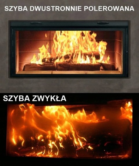 Szyba czyszcząca się do Kominka, pieca na wymiar