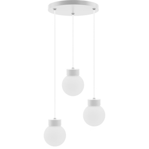 Barrel-Orb Kula 3pł (plafon) biały