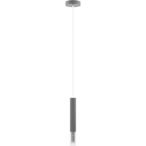 Lampa wisząca Madera2 klosz 1 pł szary