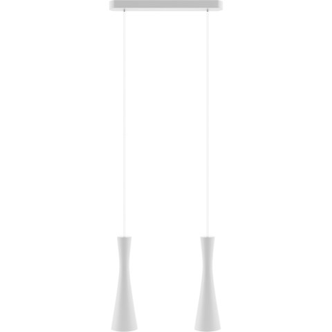 Lampa wisząca biała Vegas 2 pł