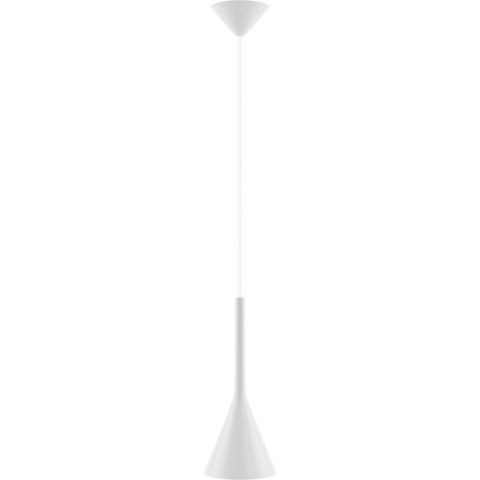 Lampa wisząca biała Zen 1pł