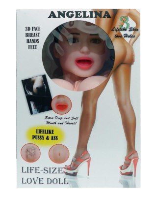 DMUCHANA SEX LALKA MIŁOSCI 3D REALISTYCZNA Z WIBRACJĄ CYBERSKORA OTWORY