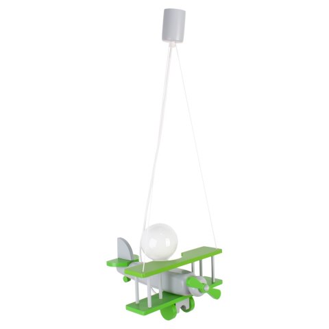 Lampa wisząca Samolot mały - szaro-zielony