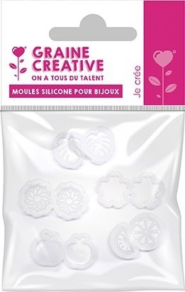 Foremki silikonowe do biżuterii Rośliny