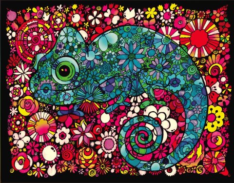 Kolorowanka Welwetowa 47x35 Kameleon