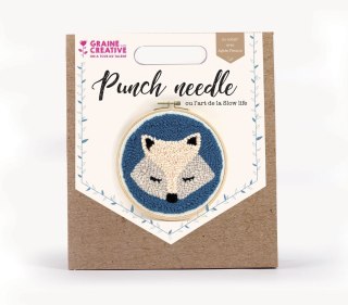 Zestaw Punch Needle Lisek D: 20 cm