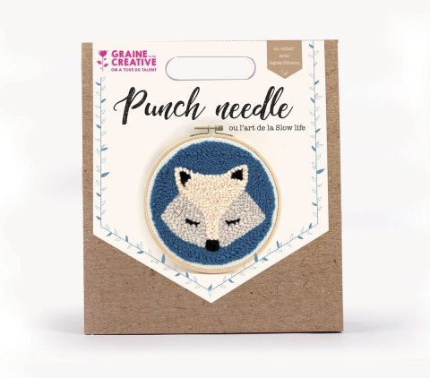 Zestaw Punch Needle Lisek D: 20 cm