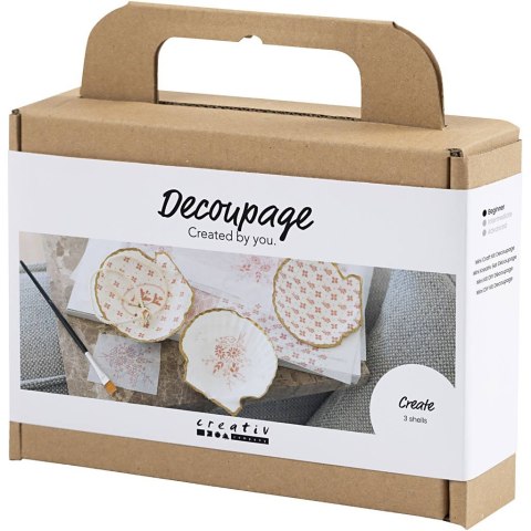 Zestaw do decoupage Muszle Małży