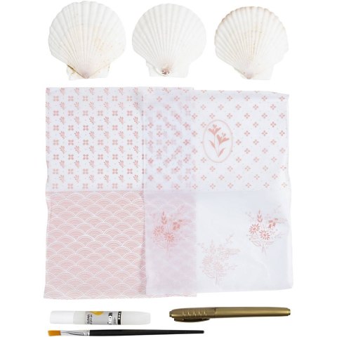 Zestaw do decoupage Muszle Małży