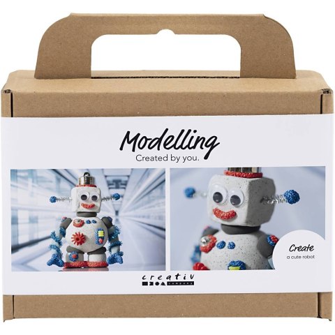 Zestaw do modelowania Robot Szaro-Nieb.