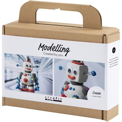 Zestaw do modelowania Robot Szaro-Nieb.