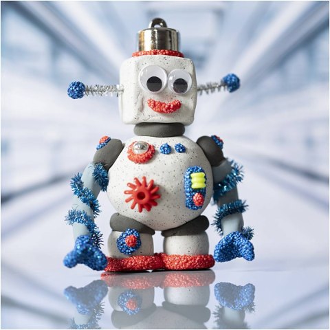 Zestaw do modelowania Robot Szaro-Nieb.