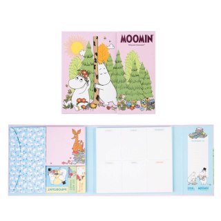 Muminki - Planner tygodniowy A4 z karteczkami samoprzylepnymi