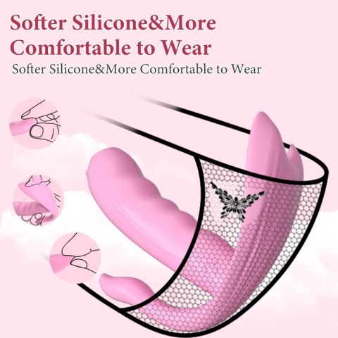 Silicone Vibrator 7 vibration modes - Heating + APP