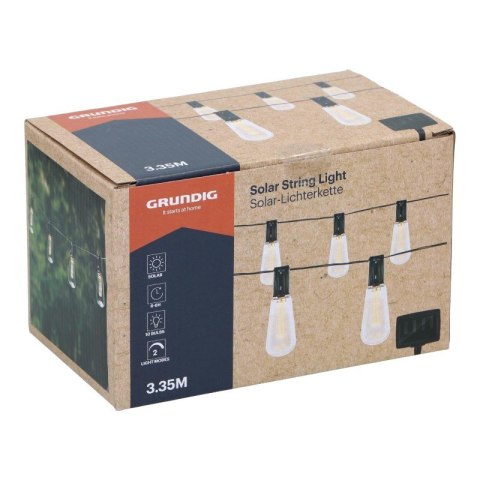 Grundig - Lampki ogrodowe solarne LED 3,35 m