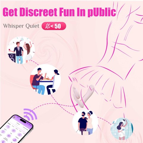 Silicone vibrator 3 speeds, 6 frequencies
Finger function, Heating + APP control