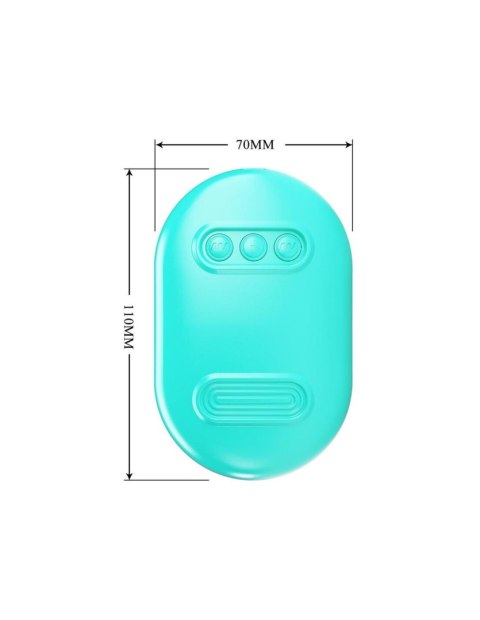 ABS, 3 intensities of electric stimulation, 7 vibration settings, USB rechargeable.