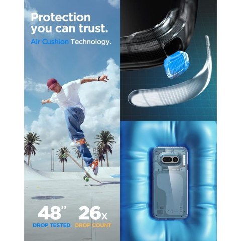 Spigen Ultra Hybrid - Etui do Nothing Phone 4a (Crystal Clear)