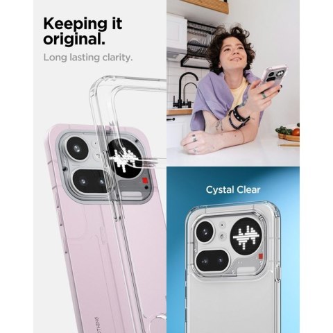 Spigen Ultra Hybrid - Etui do Nothing Phone 4a Pro (Crystal Clear)
