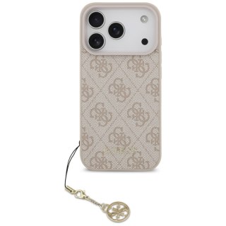 Guess 4G Charms Collection MagSafe - Etui iPhone 17 Pro (różowy)