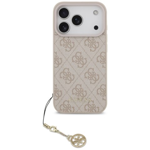 Guess 4G Charms Collection MagSafe - Etui iPhone 17 Pro (różowy)