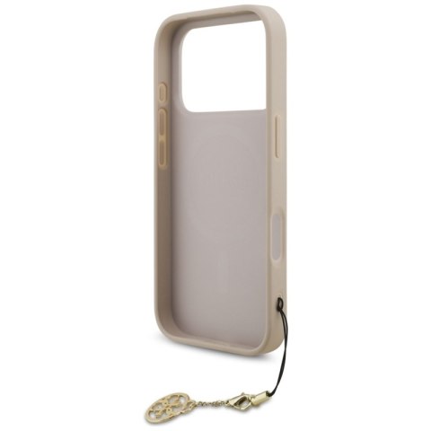 Guess 4G Charms Collection MagSafe - Etui iPhone 17 Pro (różowy)