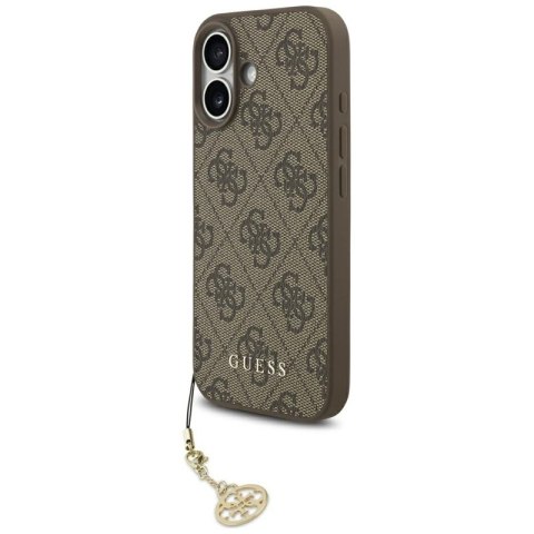 Guess 4G Charms Collection MagSafe - Etui iPhone 17 (brązowy)