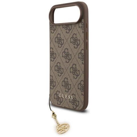 Guess 4G Charms Collection MagSafe - Etui iPhone Air (brązowy)