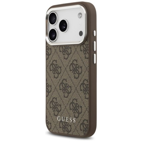 Guess 4G Classic Logo MagSafe - Etui iPhone 17 Pro Max (brązowy)
