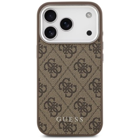 Guess 4G Classic Logo MagSafe - Etui iPhone 17 Pro Max (brązowy)